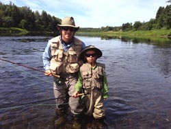 Steve and Nathan Morency, Lac Beamport Quebec